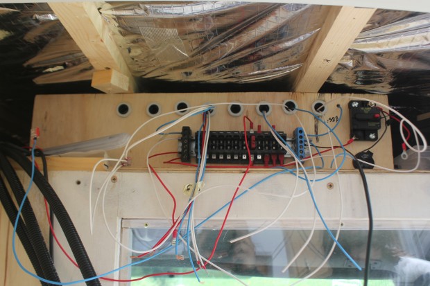 tableau électrique provisoire