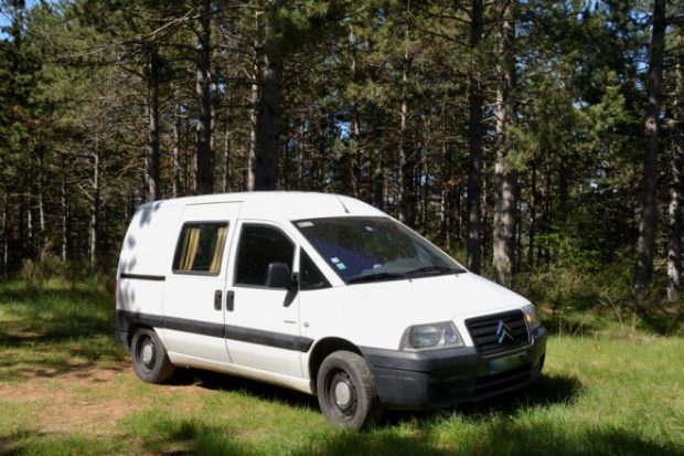 fourgon aménagé de Gabriel citroën Jumpy