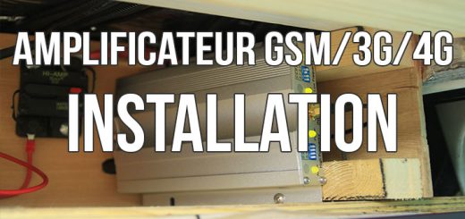 installation d'un amplificateur 3g 4g dans le fourgon