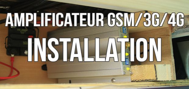 installation d'un amplificateur 3g 4g dans le fourgon