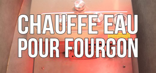 chauffe eau fastar dans un fourgon