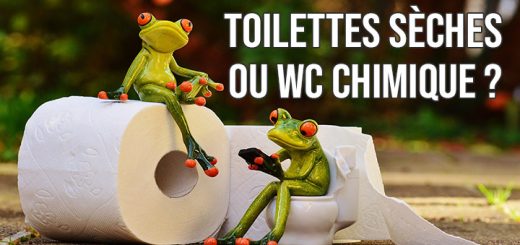 Toilettes sèches ou WC chimique fourgon